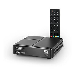 Sedea Récepteur TNT Nouvelle Norme 4K UHD 1080p – DVB-T2 SNT-2400UHD - Fonction Timer, EPG, Lecteur Multimédia, Enregistrement sur USB