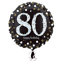 Chandos Amscan 3374201 80e Anniversaire Foil Ballons