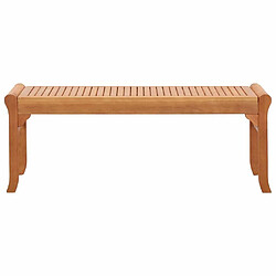 Maison Chic Banc de jardin | Chaise de jardin 2 places 120 cm Bois d'eucalyptus solide -GKD32672