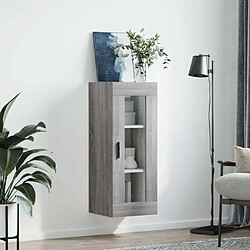 Avis Maison Chic Armoire murale,Meuble de Rangement pour salon,cuisine sonoma gris 34,5x34x90 cm -MN17326