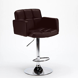 Avis Superstool Tabouret Fauteuil en faux cuir Austin Design moderne, Couleur: Marron