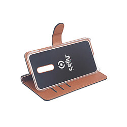 Avis Celly Wally coque de protection pour téléphones portables 16,5 cm (6.5') Folio Noir, Marron