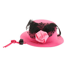 chapellerie pour animaux de compagnie Costume de fête pour animaux domestiques Chapeaux Chien Chat Anniversaire Chapeaux pour Petit Chien Chat Rose