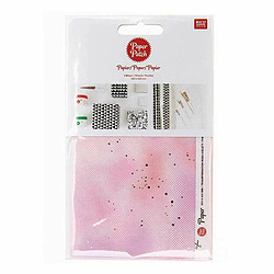 Rico Papier patch flou - Rose & Violet - 30 x 42 cm 