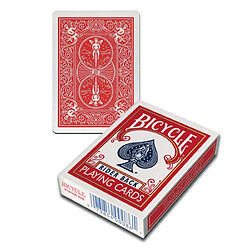 OID Magic Cartes à jouer : Jeu de 54 cartes Bicycle format bridge : Bleu ou rouge