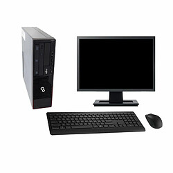 PC Fujitsu E910 DT Ecran 19" Intel i7-2600 RAM 16Go Disque 1To Windows 10 Wifi - Occasion