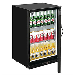 Arrière-Bar 1 Porte Pleine Noir 138L - Série G - Polar 