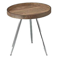 Table d'appoint DKD Home Decor Acier Bois MDF (45,8 x 45,8 x 47,5 cm) 