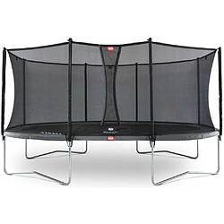 Trampoline Ovale Gris 520cm Favorit + filet - BERG 