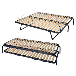 Promo Matelas Lit gigogne 20 lattes complet 90x190