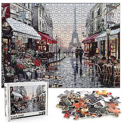 Universal 1000 pièces rue des fleurs de paris puzzle bricolage puzzle jouets assemblage photo deco