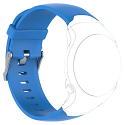 Wewoo Bracelet pour montre connectée en silicone Garmin Approach S3 bleu 