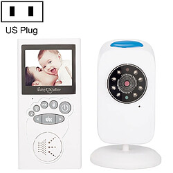 Wewoo Babyphone vidéo Babycam WLSES GB101 Moniteur pour bébé avec caméra de surveillance sans fil 2,4 poucesprise américaine 