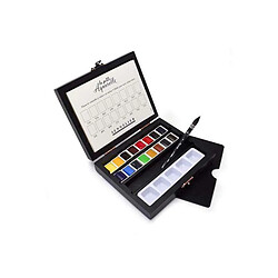 Raphael Coffret bois 16 demi-godets - La Petite Aquarelle