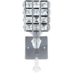 Acheter Stoex Applique murale style moderne pendentif en cristal Porte-lumière avec Power Pull commutateur Lampes Murales en Cristal E14 Sock