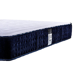 LUXURY LITERIE Matelas 140x190 cm, Nuage, 24cm, mi-ferme, mémoire de forme, indépendance du couchage, face été/hiver pas cher