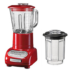 kitchenaid - blender/mixeur 1,5l 550w avec bol en verre + bol 0.75l - 5ksb5553 eer