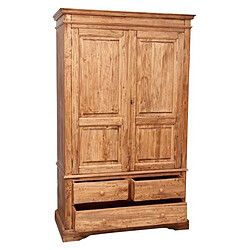 Avis Biscottini Armoire Rustique En Bois Massif De Tille