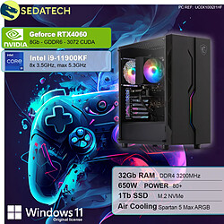 Sedatech PC Gamer • Intel i9-11900KF • RTX4060 • 32Go RAM • 1To SSD M.2 • Windows 11