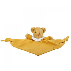 Doudou triangle hochet ours Curry - Trousselier