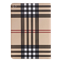 Avis Wewoo Smart Cover jaune pour iPad Air 2 cartes et poche d'argent Plaid Texture étui en cuir avec titulaire fentes