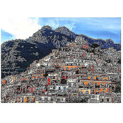 Universal Positano Jigsaw Puzzle 1000 PCS Décompression éducative Puzzlewall Decora 