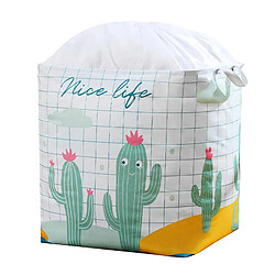 Grand Sac De Rangement Pour Organisateur Vêtements Sac De Rangement Pour Couverture D'oreiller Cactus 110L