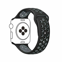 PHONECARE Bracelet SportyStyle pour Apple Watch Series 8 Aluminum - 45mm - Noir / Gris