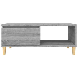 Acheter vidaXL Table basse Sonoma gris 90x50x36,5 cm Bois d'ingénierie