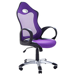 Beliani Chaise de bureau Violet iCHAIR