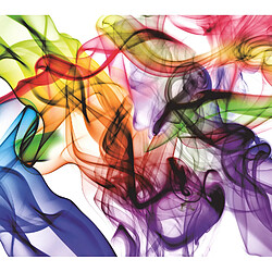AG ART Poster Thème Colorful Smoke - 160 x 110 cm
