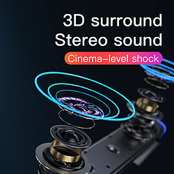 Avis Universal Noir Bluetooth 5.0 haut-parleur USB câble ordinateur audio bar stéréo haut-parleur 3D maison surround pour PC théâtre ordinateur haut-pareilleur