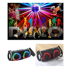 ENCEINTE SONO PORTABLE PARTY BLUETOOTH 20W MOBILE USB TWS LED RGB MSD RADIO FM