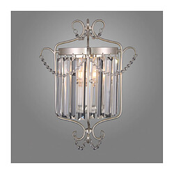 Luminaire Center Applique murale en cristal Rinaldo Champagne argent