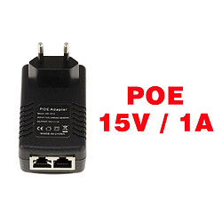 Kalea-Informatique Alimentation externe AC DC - POE 15V 1A Power Over Ethernet Power Over Ethernet 