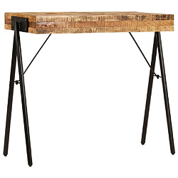 Avis Maison Chic Table console | Meuble d'entrée | Table d'appoint Bois de manguier massif 80 x 40 x 75 cm -GKD92299