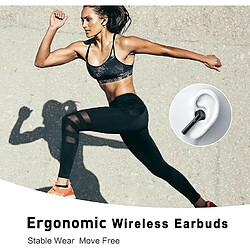 Acheter Chrono Écouteurs sans fil, écouteurs sans fil Inphic avec microphone, écouteurs Bluetooth étanches IPX7 avec étui de chargement, écouteurs sans fil longue durée de lecture, écouteurs Bluetooth pour iPhone/Android/WP(Blanc)