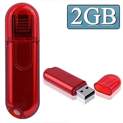 Wewoo Clé USB rouge Disque Flash USB 2 Go