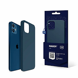 Max Protection Apple iPhone 12 - 3mk Hardy Silicone MagCase Blue