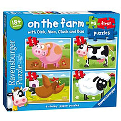 Ravensburger Puzzle 7302 Mon Premier Puzzle à la Ferme, 2, 3, 4 et 5 pièces 