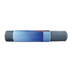 Fp Grillage métallique longueur 10 m, hauteur 1 m tresse hexagonale, galvanisée largeur de la maille 13 mm 