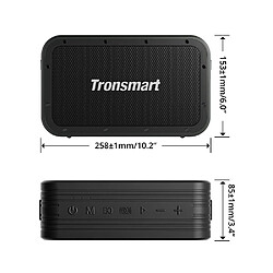 Enceinte Bluetooth Sans Fil Tronsmart Force Max - Noir pas cher