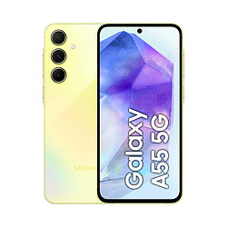 Samsung Galaxy A55 5G Samsung Galaxy A55 5G 16,8 cm (6.6") Double SIM hybride Android 14 USB Type-C 8 Go 128 Go 5000 mAh Jaune