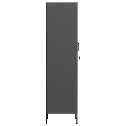 Avis vidaXL Armoire à casiers Anthracite 35x46x180 cm Acier