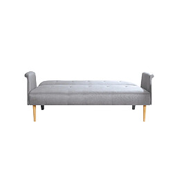 Urban Living Banquette lit Oly - 3 Positions - Gris clair