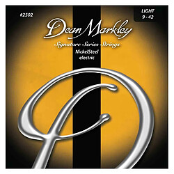 Dean Markley 2502 Signature - Light 9-42 -Jeu de cordes guitare électrique