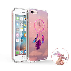 Coque iPhone 7/8/ iPhone SE 2020 360 intégrale transparente Attrape rêve rose Ecriture Tendance Design Evetane. 