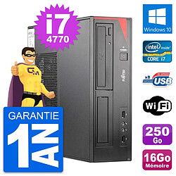 PC Fujitsu Esprimo E520 DT Intel i7-4770 RAM 16Go Disque 250Go Windows 10 Wifi · Occasion 