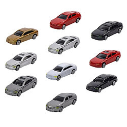 10pcs Modèles de Voiture avec L'Échelle 1:87 HO pour Bâtiment Train Décor modèle de voiture Micro voiture miniature paysage