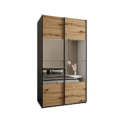 Abiks Meble Armoire à portes battantes Lux 4 245,5/130/64 2 portes